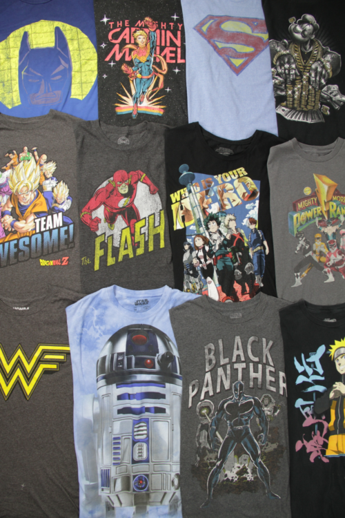 Hero Starwars Anime t shirt Multi