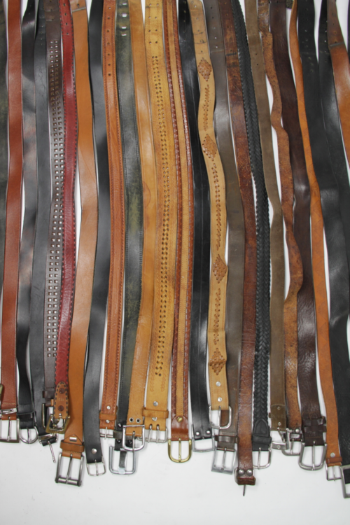 Mens Leather Belt Multi